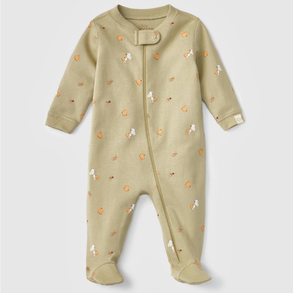 Little Snoopy Fall Footie
